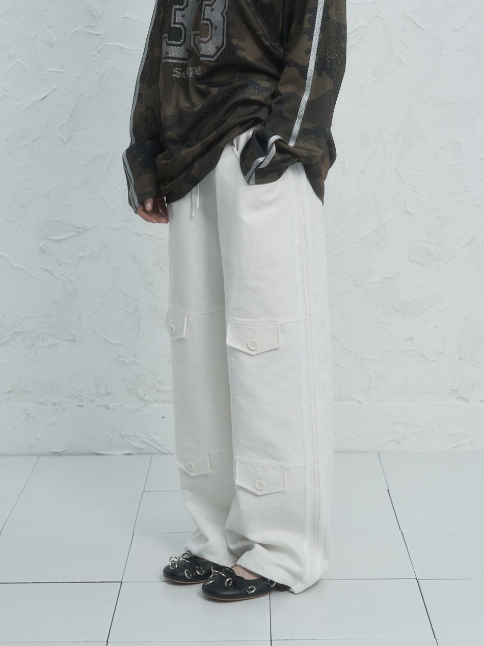 SETUP-EXE☆STAR JACQUARD PANTS MUSINSA | SETUPEXE STAR JACQUARD PANTS / IVORY