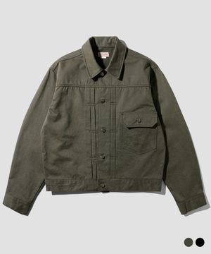 뉴폼 코튼 트러커 자켓 카키 JUOT4692