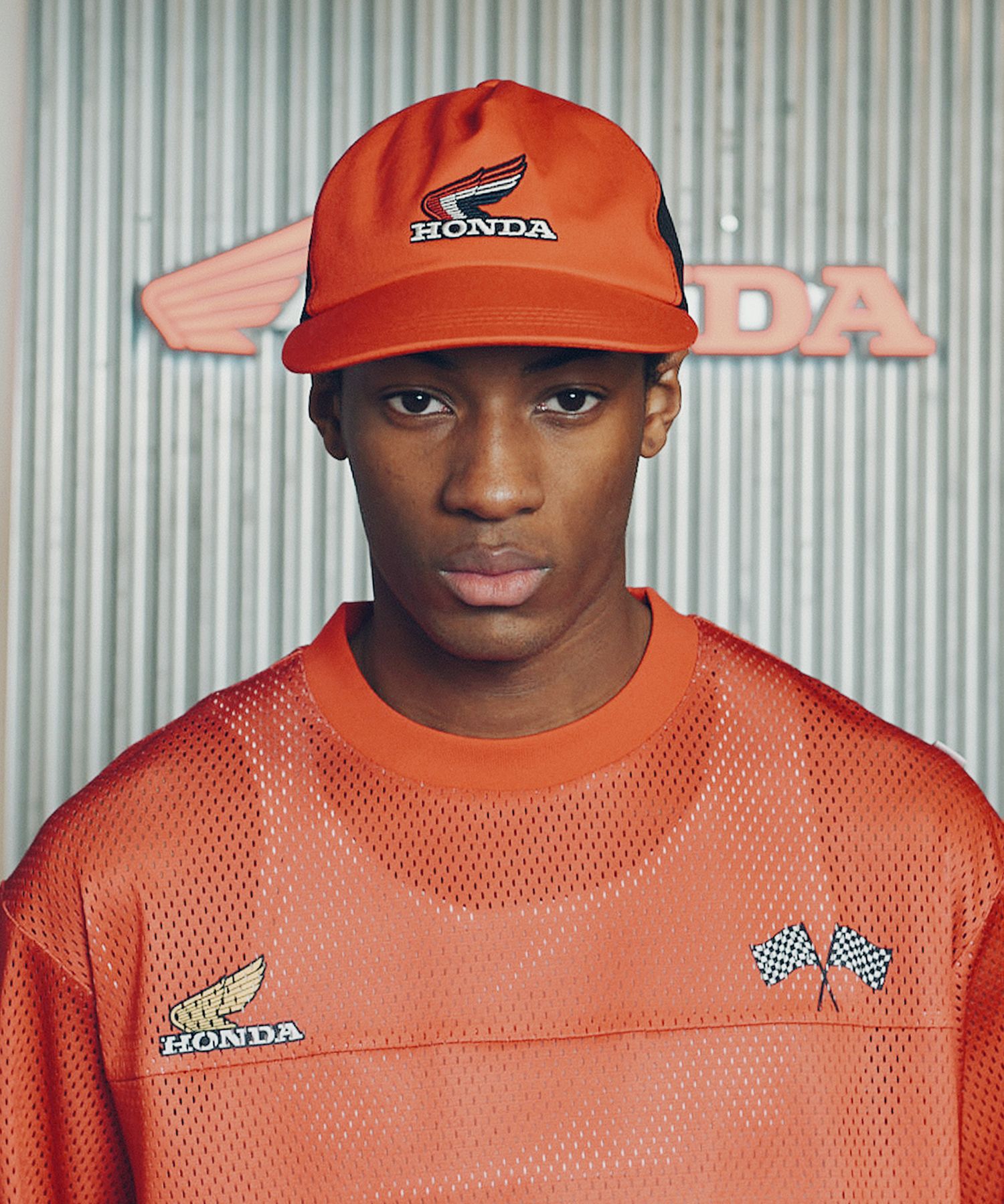 ◆HONDA MOTORCYCLE◆ Archive line Wing Logo Mesh Trucker Cap MUSINSA | Honda Motorcycle [Archive line] Wing Logo Mesh