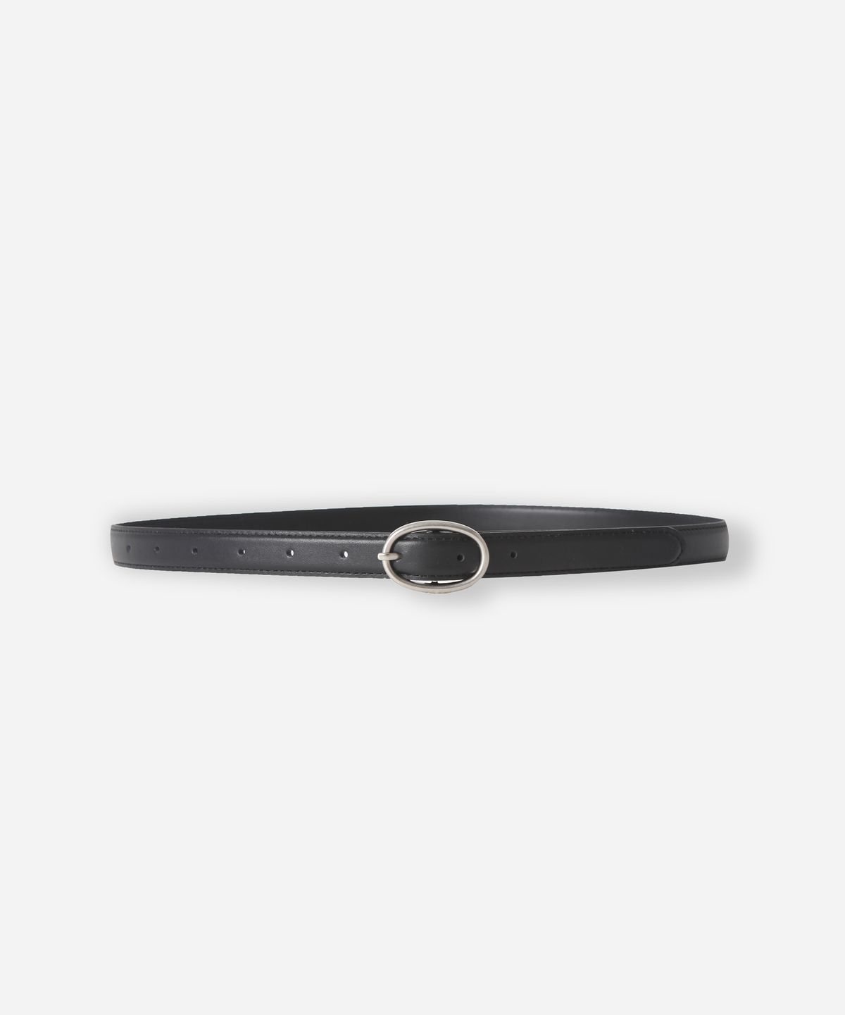 더마고(THEMARGOT) CIRCLE LEATHER BELT (BLACK)