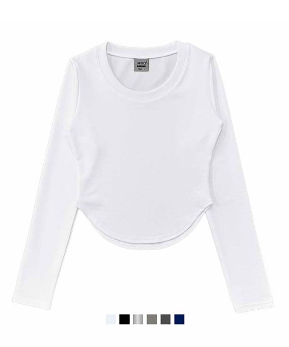 유핑(UPING) [슈퍼소프텐셀] n드레시 슬림 릴렉스 크루넥 긴팔 티셔츠