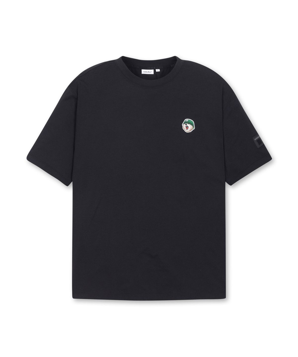 골든베어(GOLDEN BEAR) (UNI) SORONA Printed Back T-shirt_G4TAM25365BKX