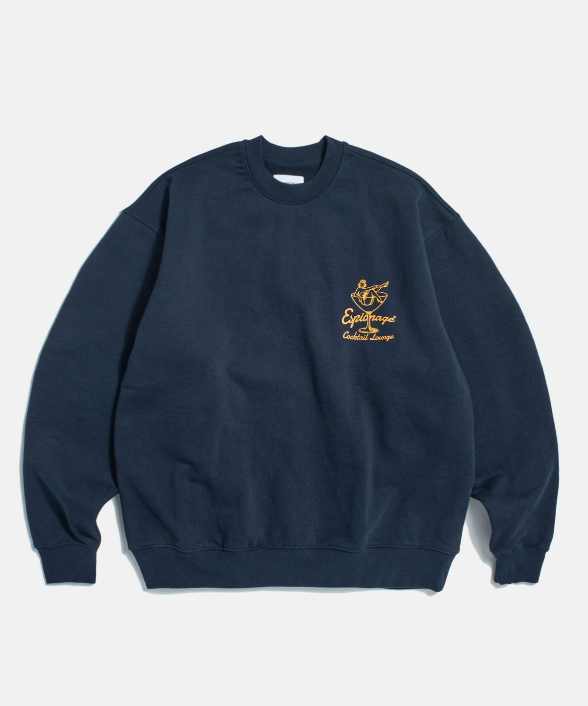 에스피오나지(ESPIONAGE) Cocktail Lounge Heavyweight Sweatshirt Navy