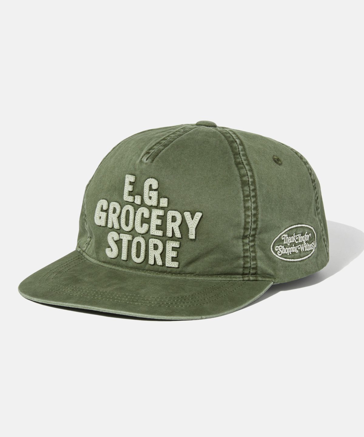 에스피오나지(ESPIONAGE) Grocery 5Panel Vintage Cap Olive