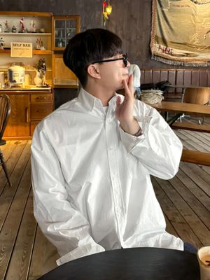 데일리 코튼 셔츠 [WHITE]