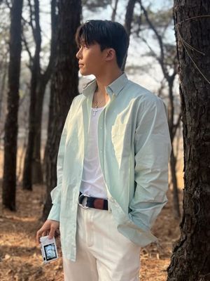 데일리 코튼 셔츠 [MINT]