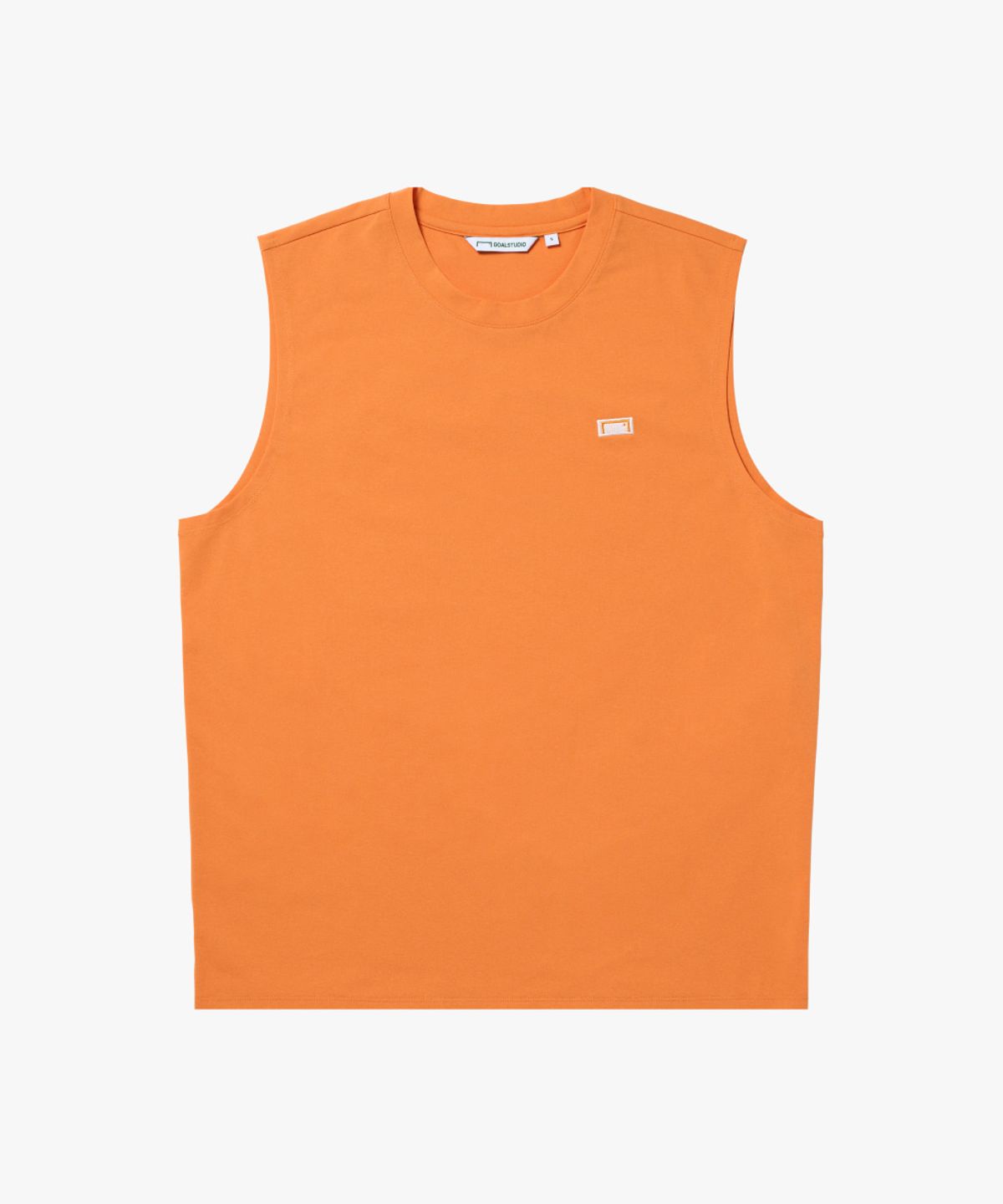 골스튜디오(GOALSTUDIO) AIR DRY BOX LOGO SLEEVELESS-ORANGE