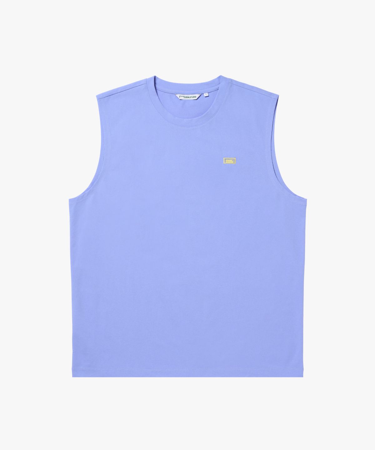 골스튜디오(GOALSTUDIO) AIR DRY BOX LOGO SLEEVELESS-VINTAGE BLUE