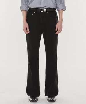 Yk 0709 boot cut (black)