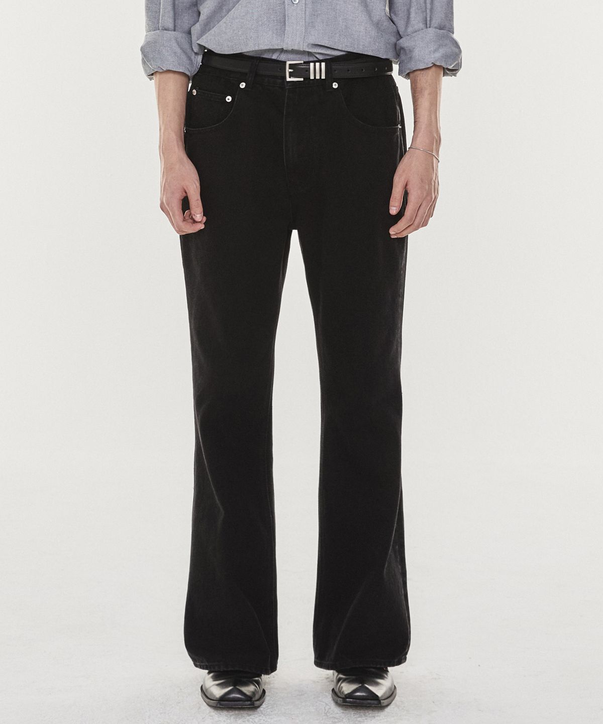 기철(KICHUL) Yk 0709 boot cut (black)