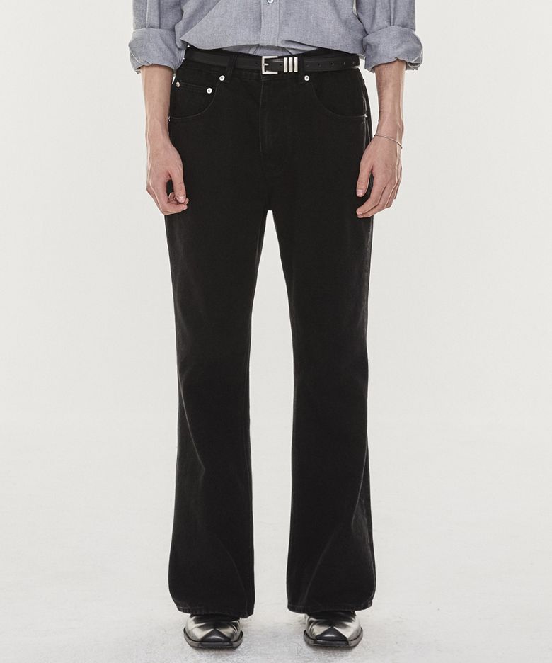 Yk 0709 boot cut (black)