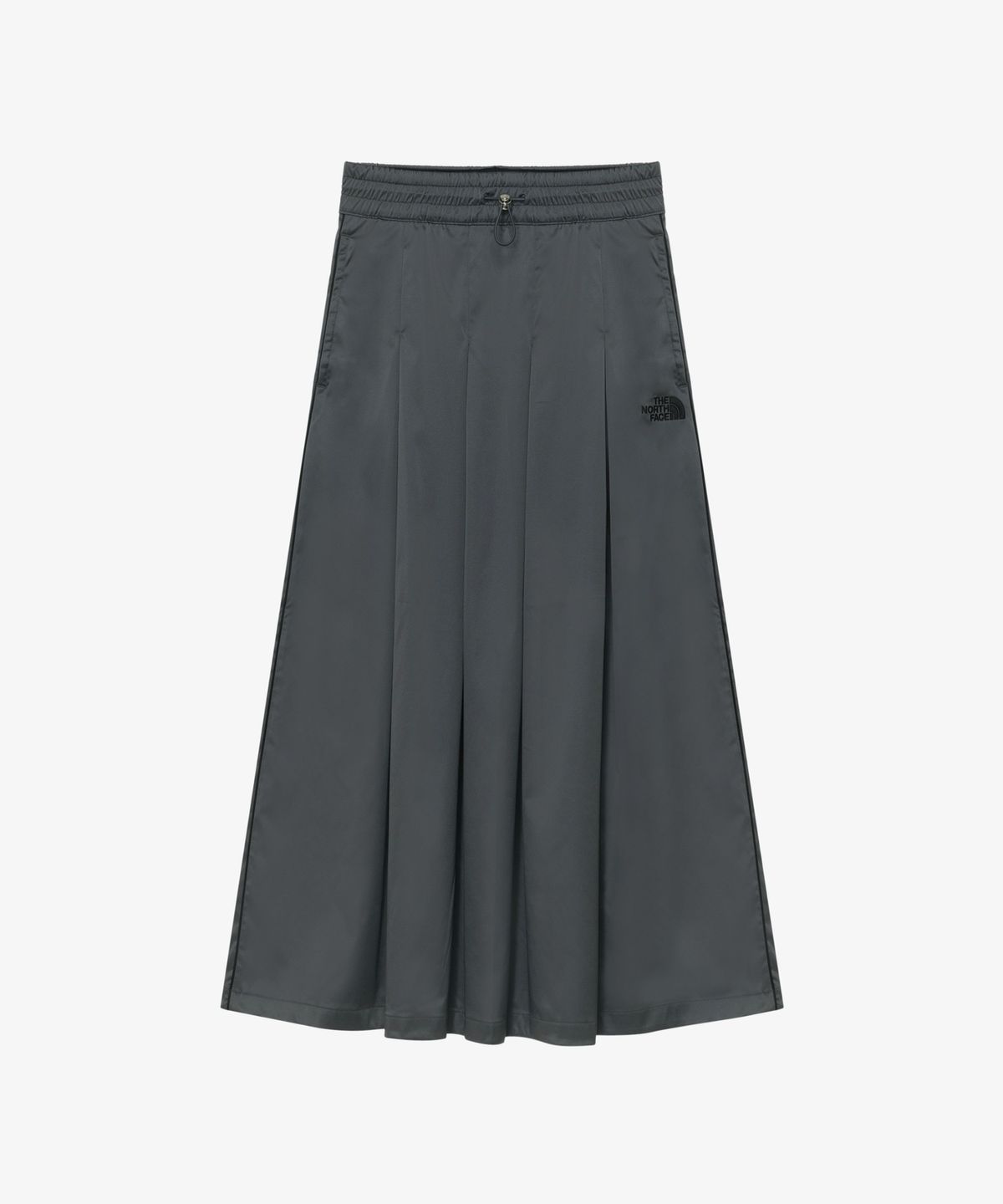 노스페이스(THE NORTH FACE) NK6NR31K 여성 새틴 플레어 스커트 CHARCOAL_GREY