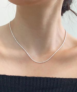 925실버 눈꽃 은 체인목걸이 베타/ Beta