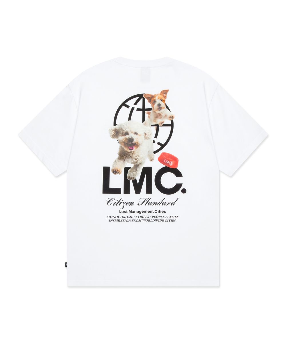 FLYING PUPPY TEE white