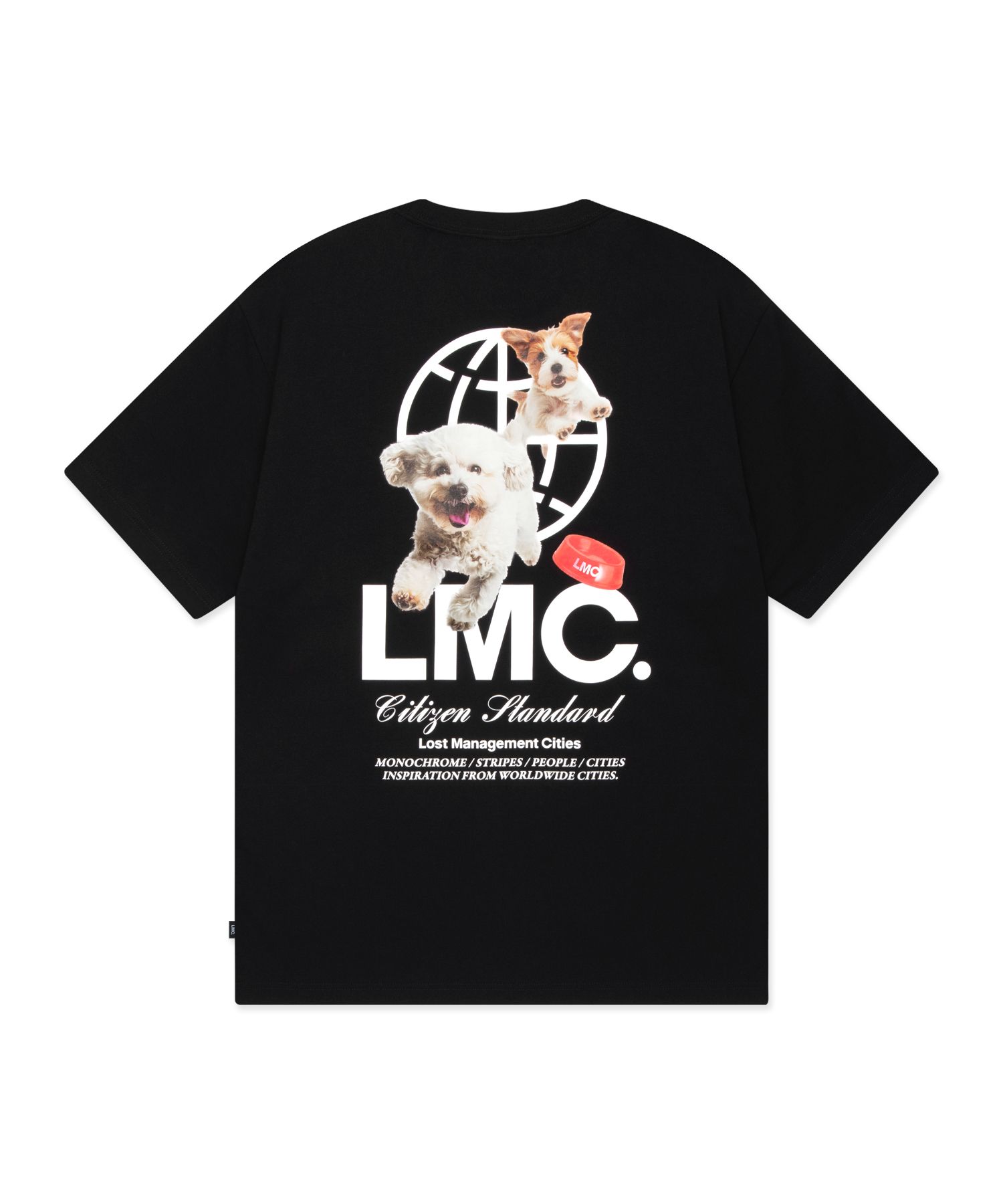 ★ LMC★ FLYING PUPPY TEE black 0LM45STS201BLK MUSINSA | LMC FLYING PUPPY TEE black
