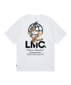 FLYING CATS TEE light heather gray