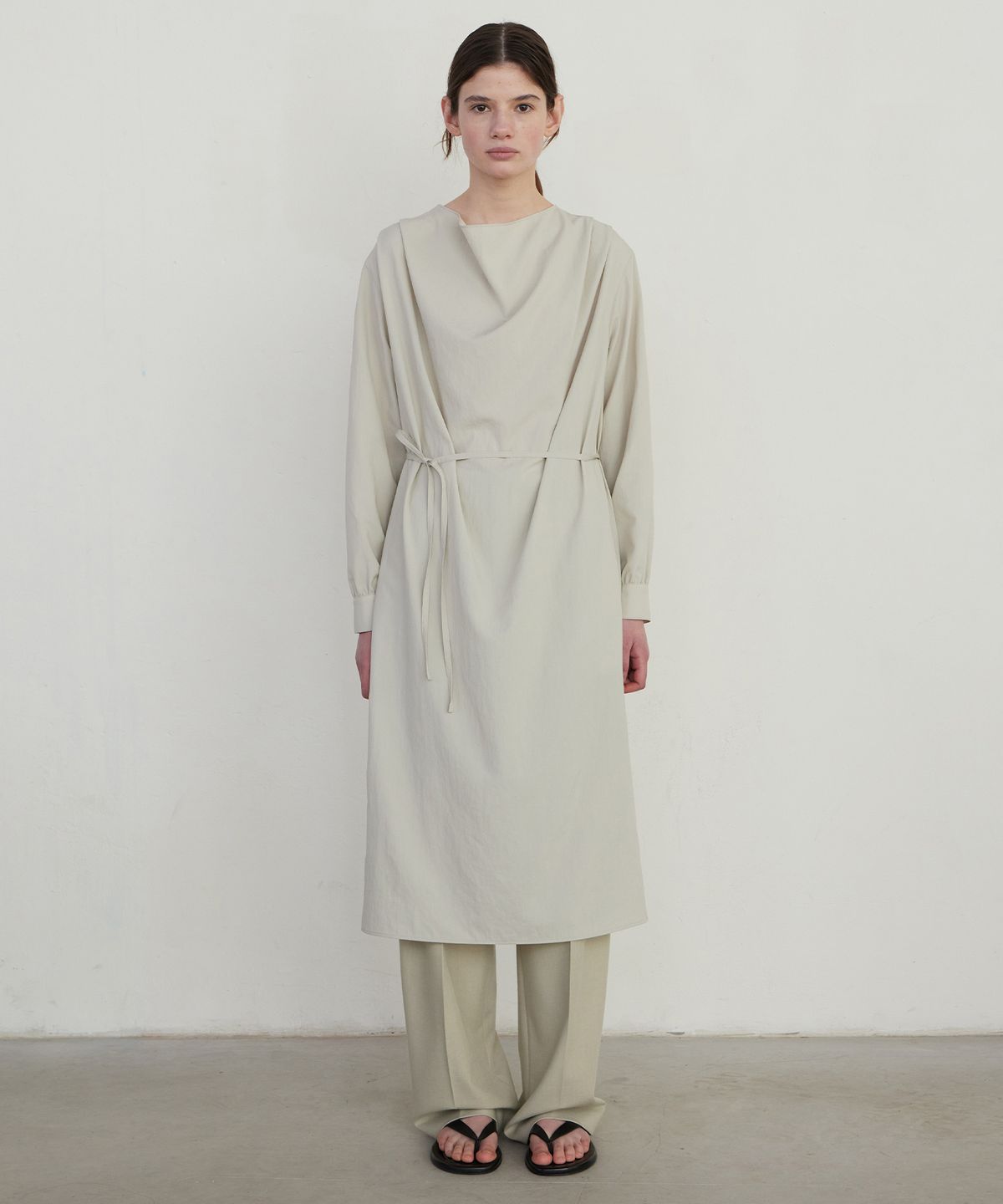 노티아(NOTIA) DRAPE STRAP LONG ONE-PIECE - MINT