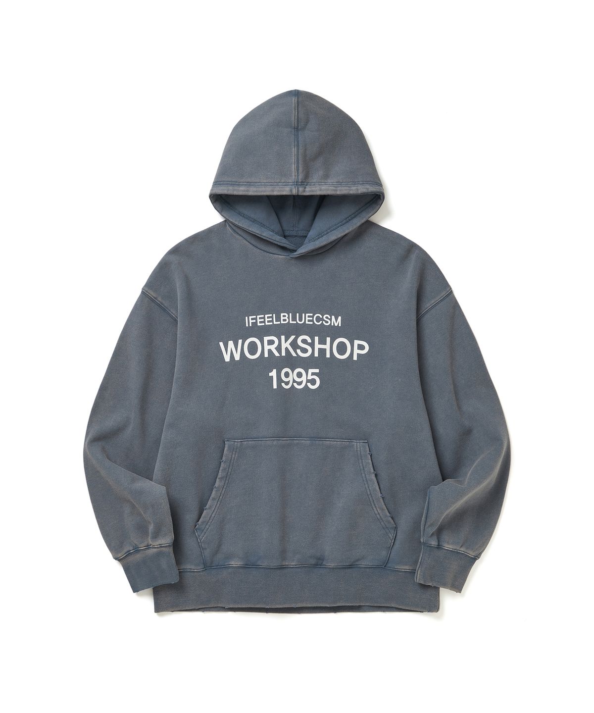 아이필블루씨에스엠(IFEELBLUECSM) Damaged Painting HOODIE [2Color]