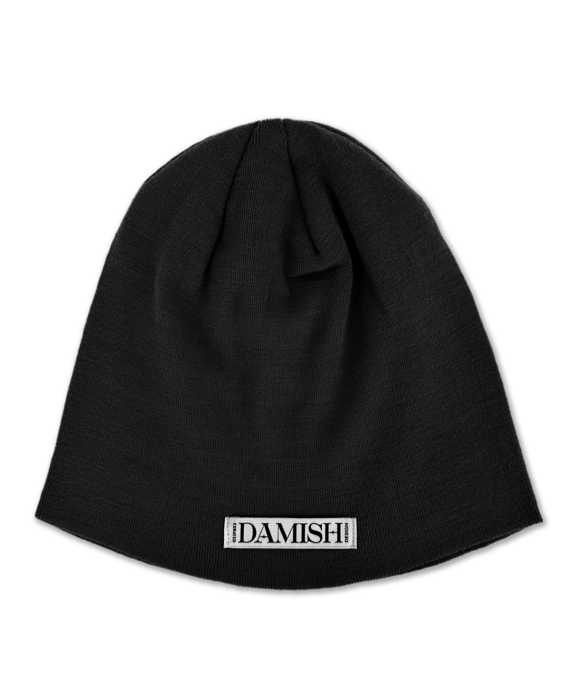다미쉬(DAMISH) 심볼 로고 비니_블랙