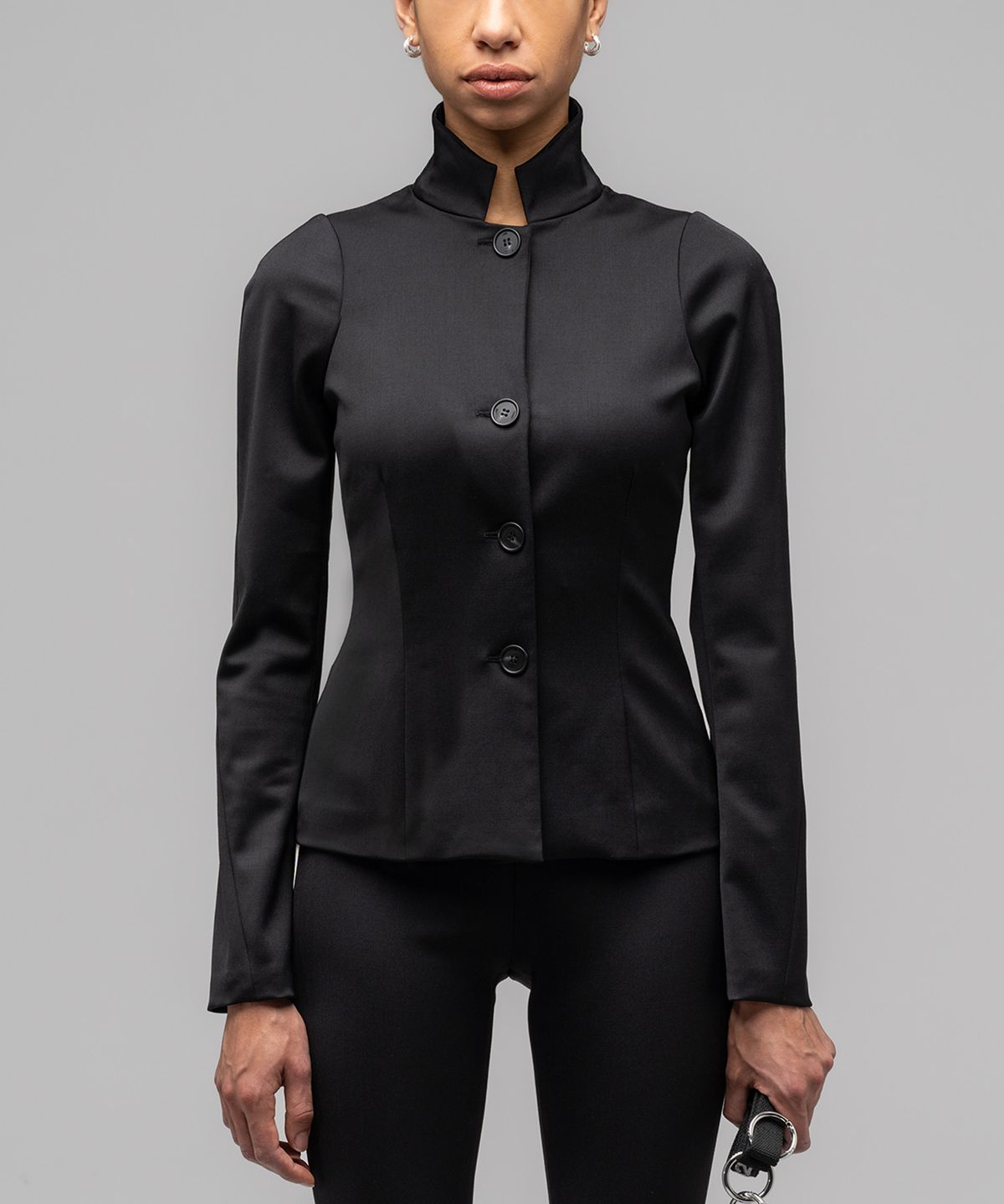 032씨(032C) (W) 가타카 타이트 수트 자켓 블랙 GATTACA TIGHT SUIT JACKET BLACK