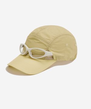 DEV:5 CAP 01 SUNGLASS CUT BALLCAP_LIGHT YELLOW