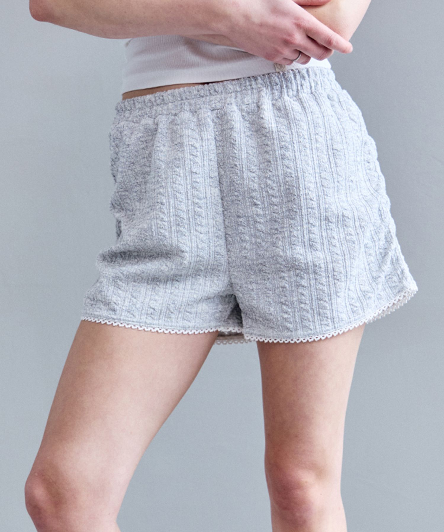 ★BITTER CELLS☆DOZE KNIT SHORTS MUSINSA | BITTERCELLS Doze Knit Shorts-Grey