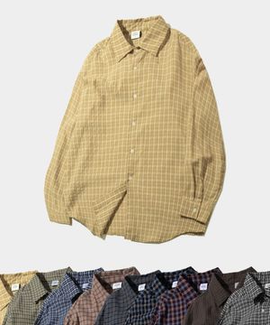 포시즌 컨트리 오버핏 체크셔츠_9COLOR