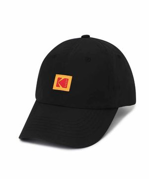 스퀘어로고 나일론 릴렉스핏 볼캡 BLACK