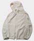후디드 스트링 투웨이 집업 나일론 윈드브레이커[베이지]