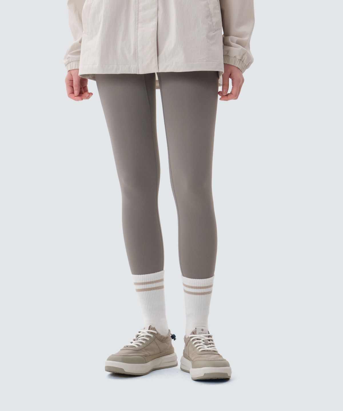 스노우피크 어패럴(SNOWPEAK APPAREL) 여성 9부 레깅스 (S25MWFKL71) Dark Gray