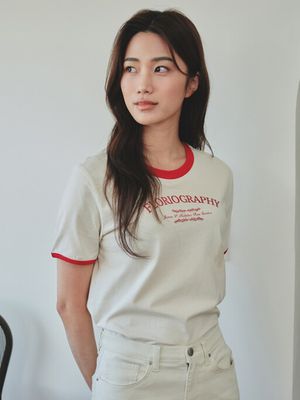 여성) 20수 코튼 링거 반팔티_PHF2TS2140