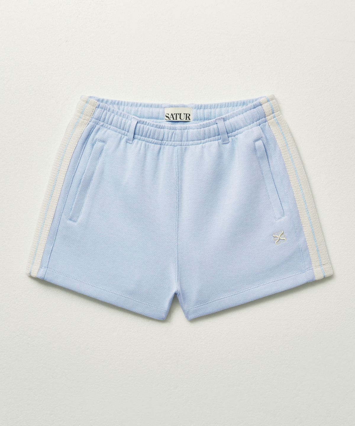 세터(SATUR) (W) 로턴 올 데이 트랙 쇼츠 스카이 블루