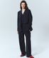 TAILORED STRIPE SUIT SET UP_NAVY