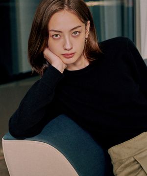 캐시미어 니트_블랙