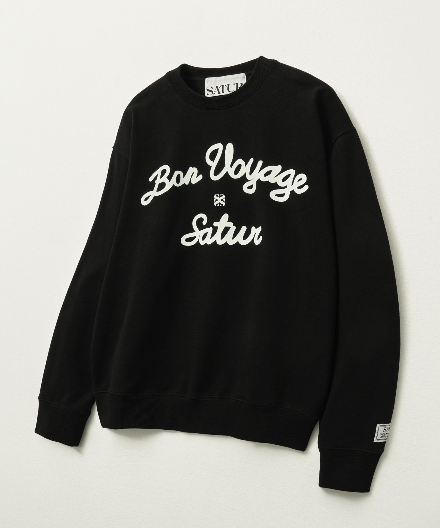 MUSINSA公式 | SATUR Bon Voyage Sweatshirt Black