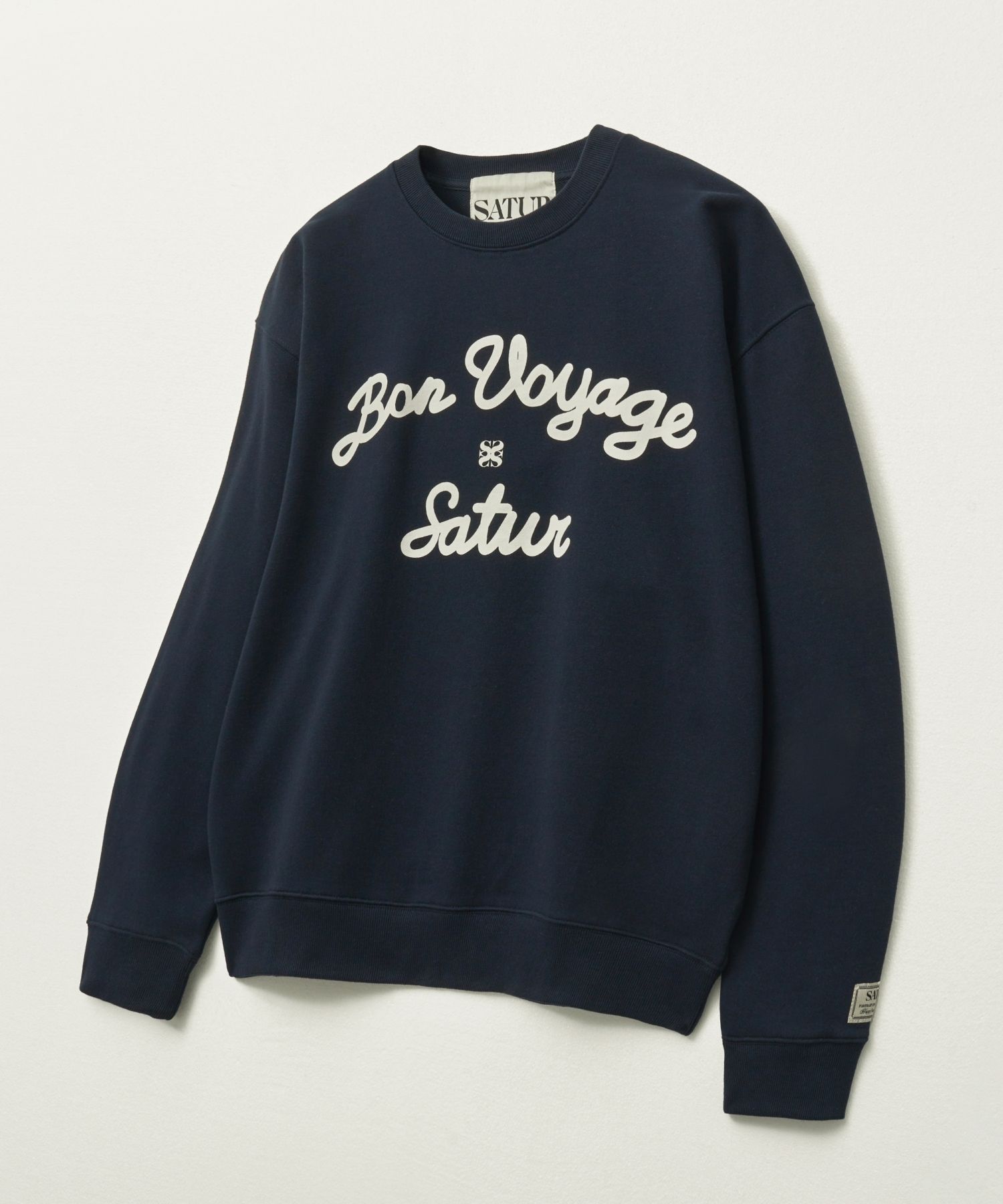 ★SATUR★Bon Voyage Sweatshirt MUSINSA | SATUR Bon Voyage Sweatshirt Navy