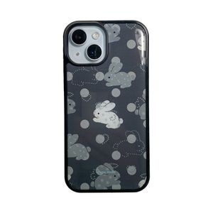 grey angel bunny dot (bumper) 아이폰케이스