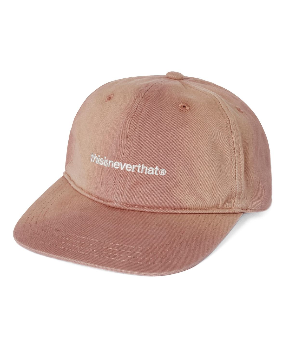 디스이즈네버댓(THISISNEVERTHAT) Bleached T-Logo Cap Light Pink