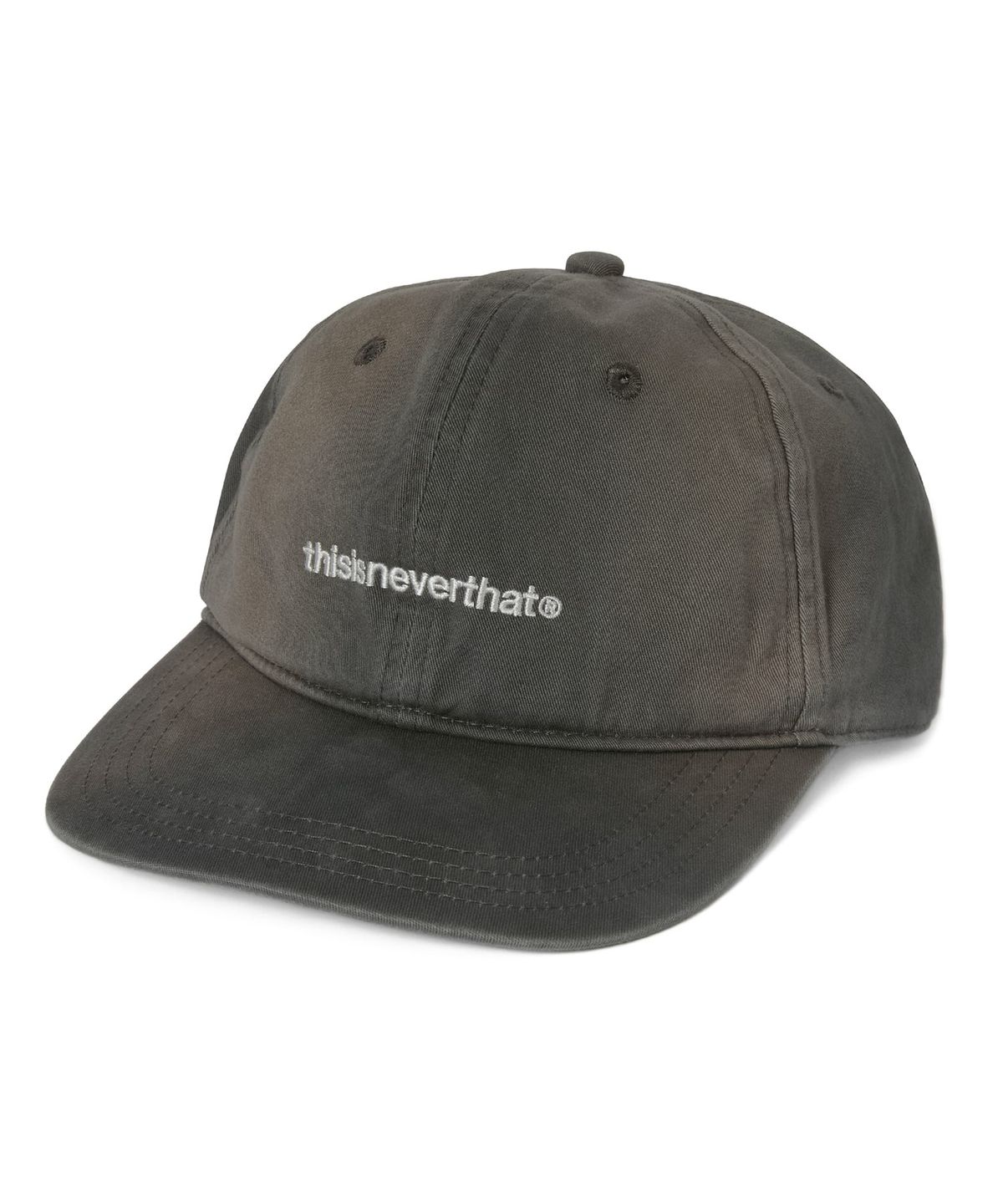 디스이즈네버댓(THISISNEVERTHAT) Bleached T-Logo Cap Charcoal