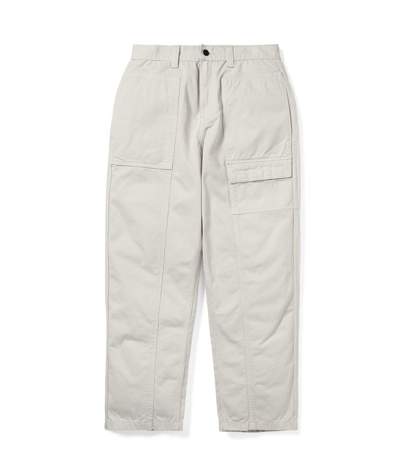 Paneled Overdyed Pant Stone