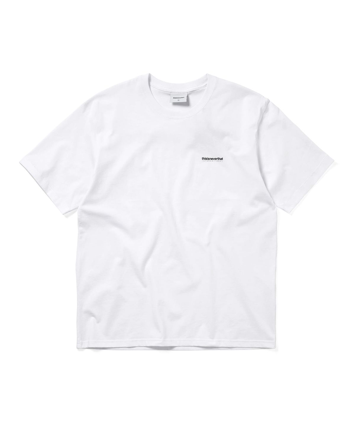 디스이즈네버댓(THISISNEVERTHAT) (SS25) INTL. Logo Tee White