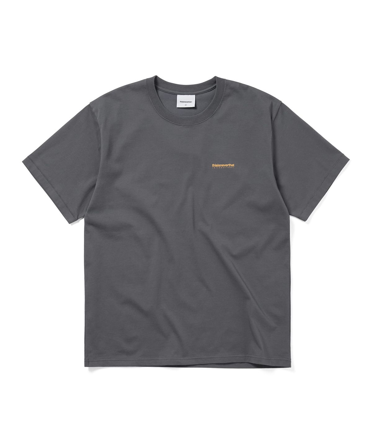 디스이즈네버댓(THISISNEVERTHAT) (SS25) INTL. Logo Tee Dark Grey