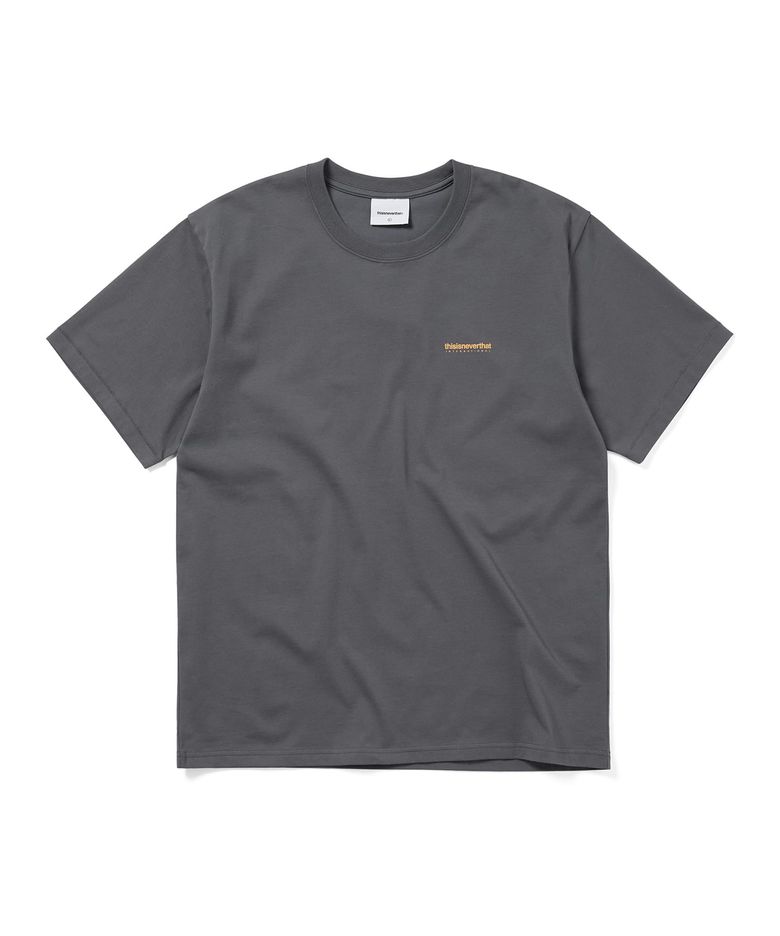 (SS25) INTL. Logo Tee Dark Grey