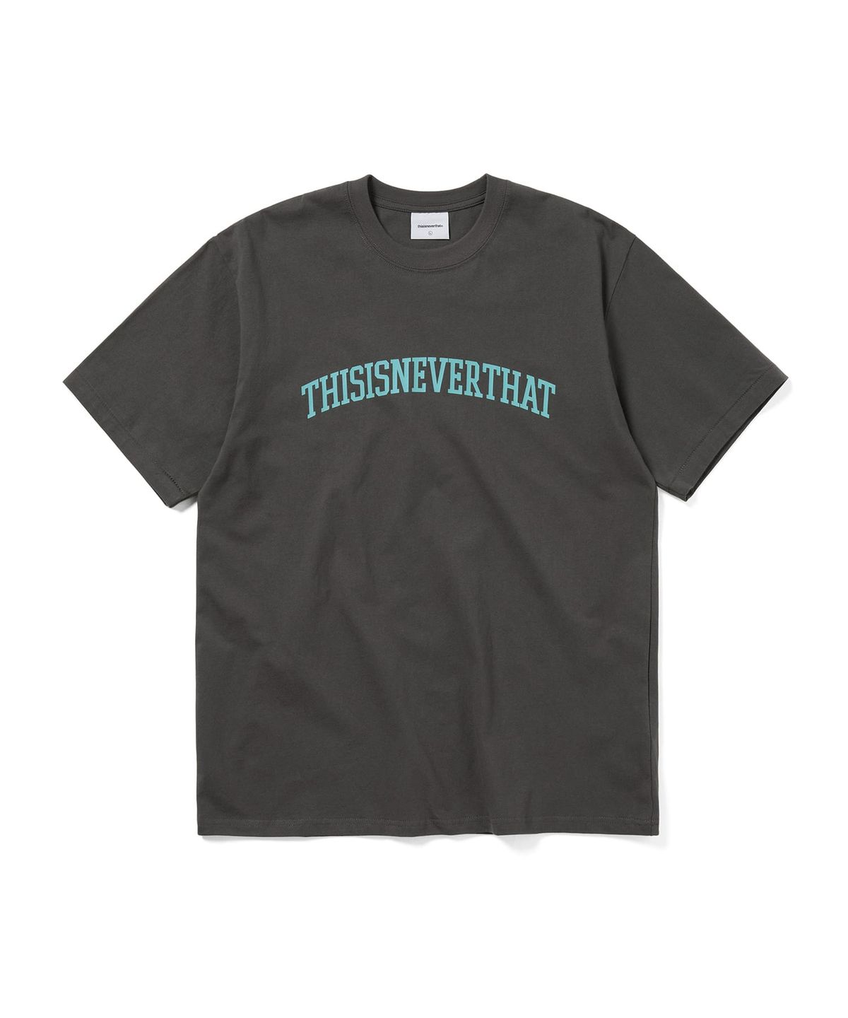 디스이즈네버댓(THISISNEVERTHAT) Arch-Logo Tee Charcoal