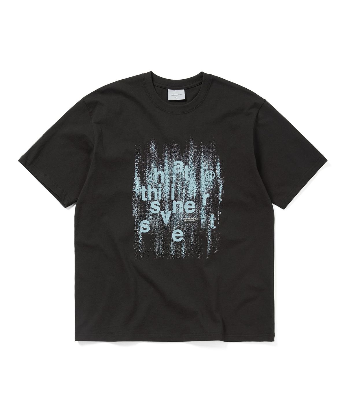 디스이즈네버댓(THISISNEVERTHAT) (SS25) Brushed Paint Tee Black