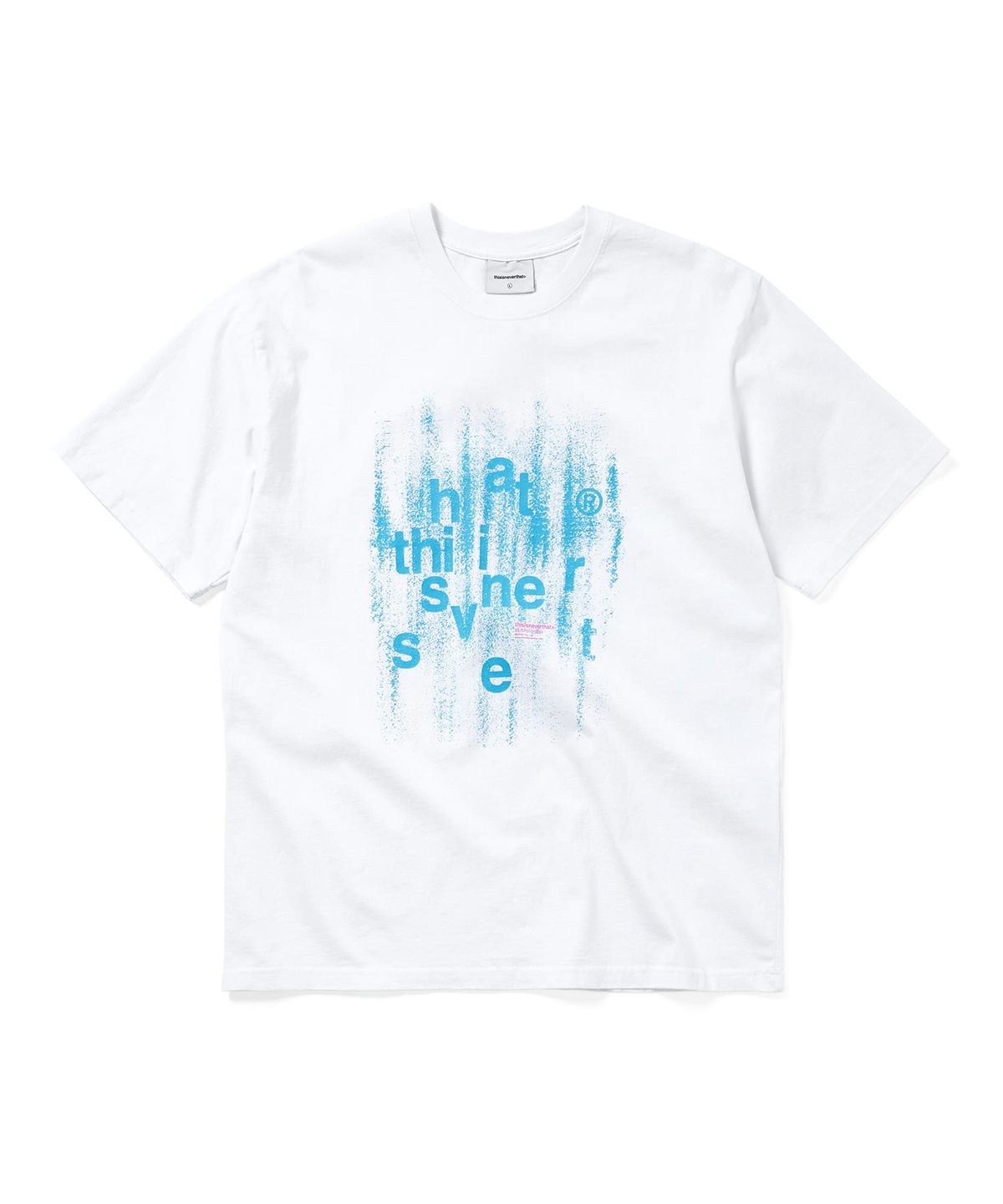 디스이즈네버댓(THISISNEVERTHAT) (SS25) Brushed Paint Tee White