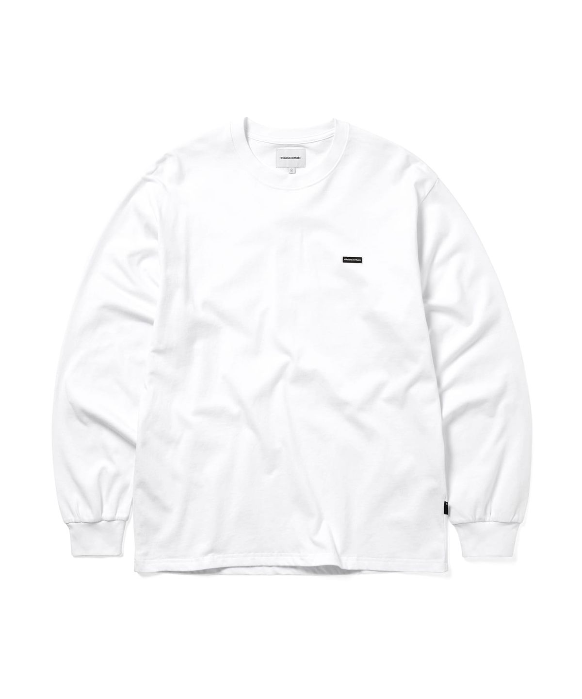 디스이즈네버댓(THISISNEVERTHAT) (SS25) T.N.T. Classic HDP L/S Tee White
