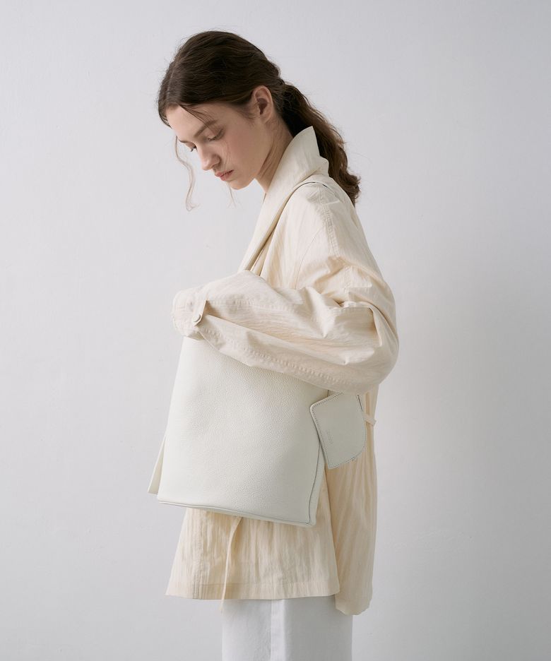 Italian Leather Bucket Bag[LMBESPBA904]-2color