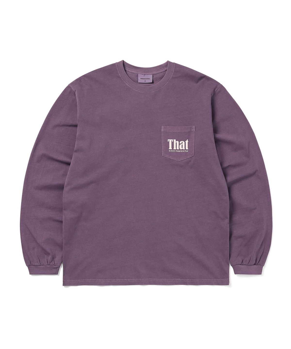 디스이즈네버댓(THISISNEVERTHAT) That Pocket L/S Tee Purple