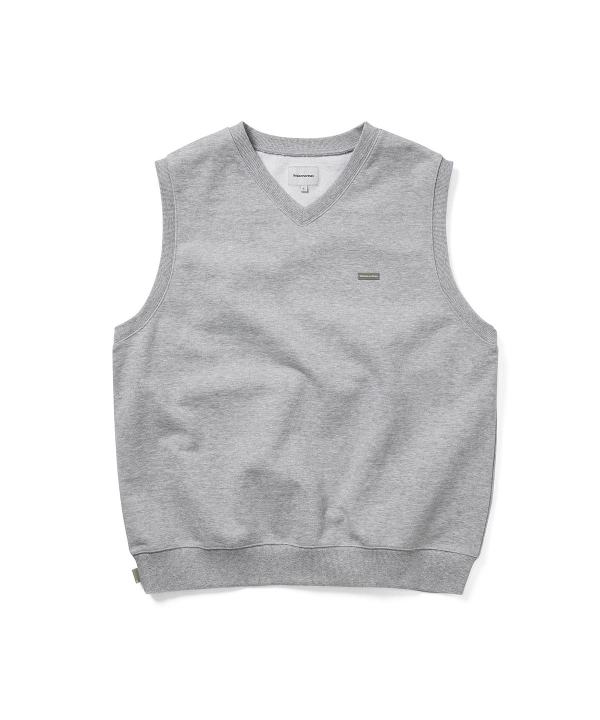 디스이즈네버댓(THISISNEVERTHAT) T.N.T. Classic HDP V Neck Vest Heather Grey